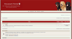Desktop Screenshot of forum.hovawart-portal.com